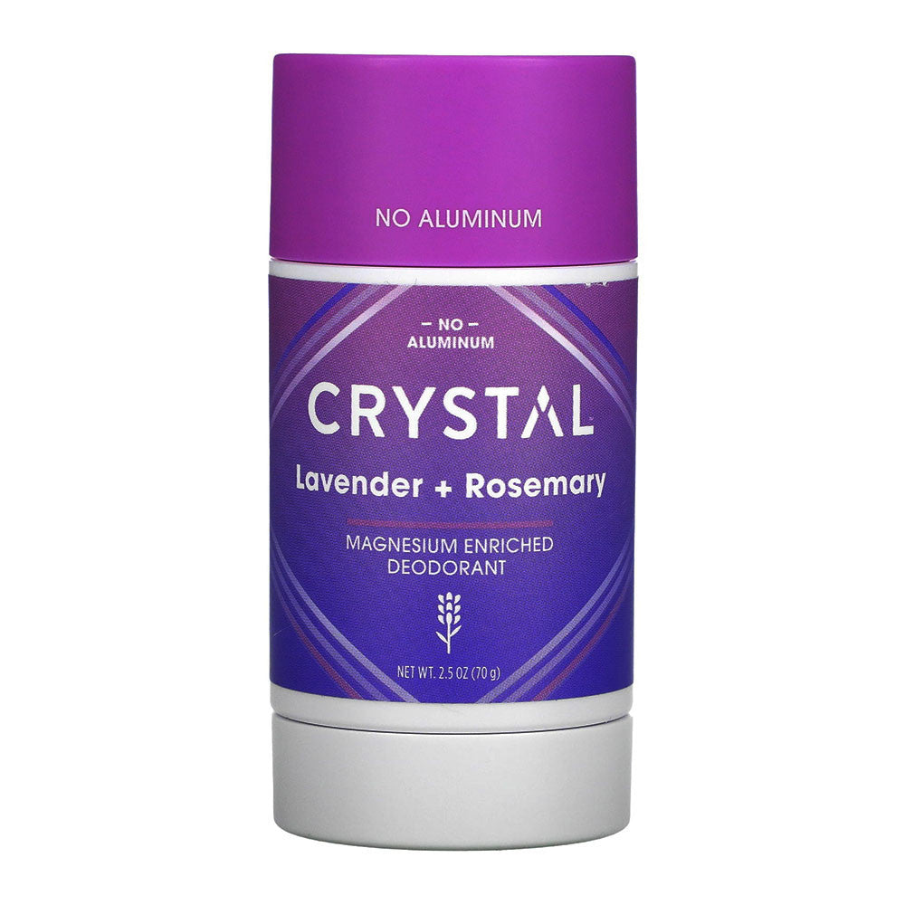 Crystal Magnesium Enriched Deodorant, Lavender and Rosemary, 2.5 Oz